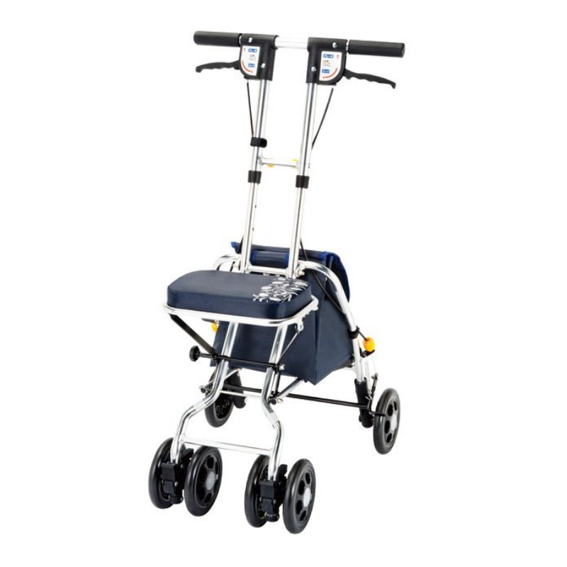 Folding Rollator Walker with S - Pull Cart Fold review and price