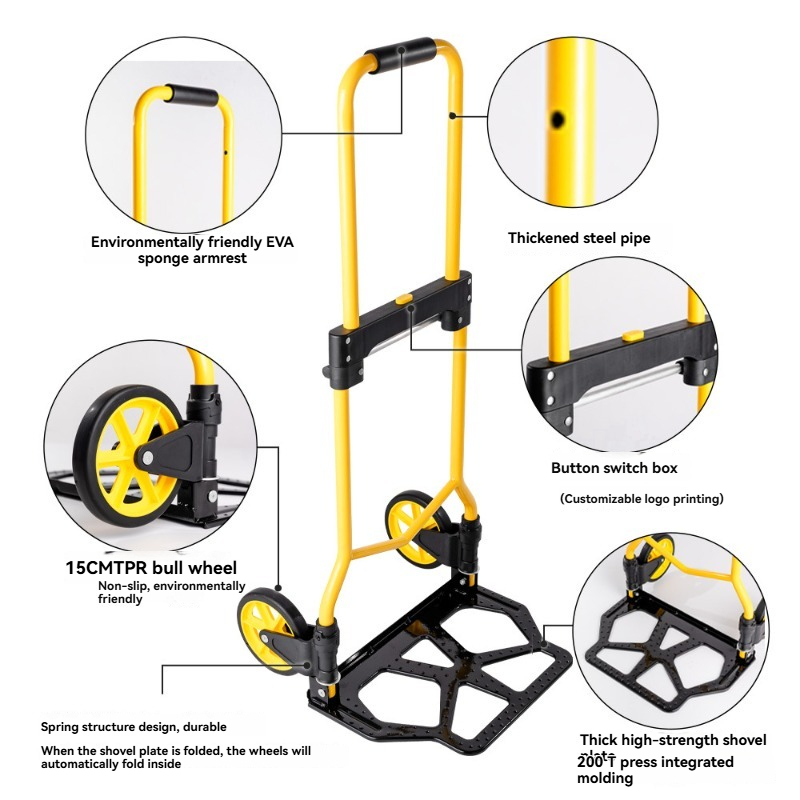 Folding Hand Truck Portable,Li - Pull Cart Fold review and price