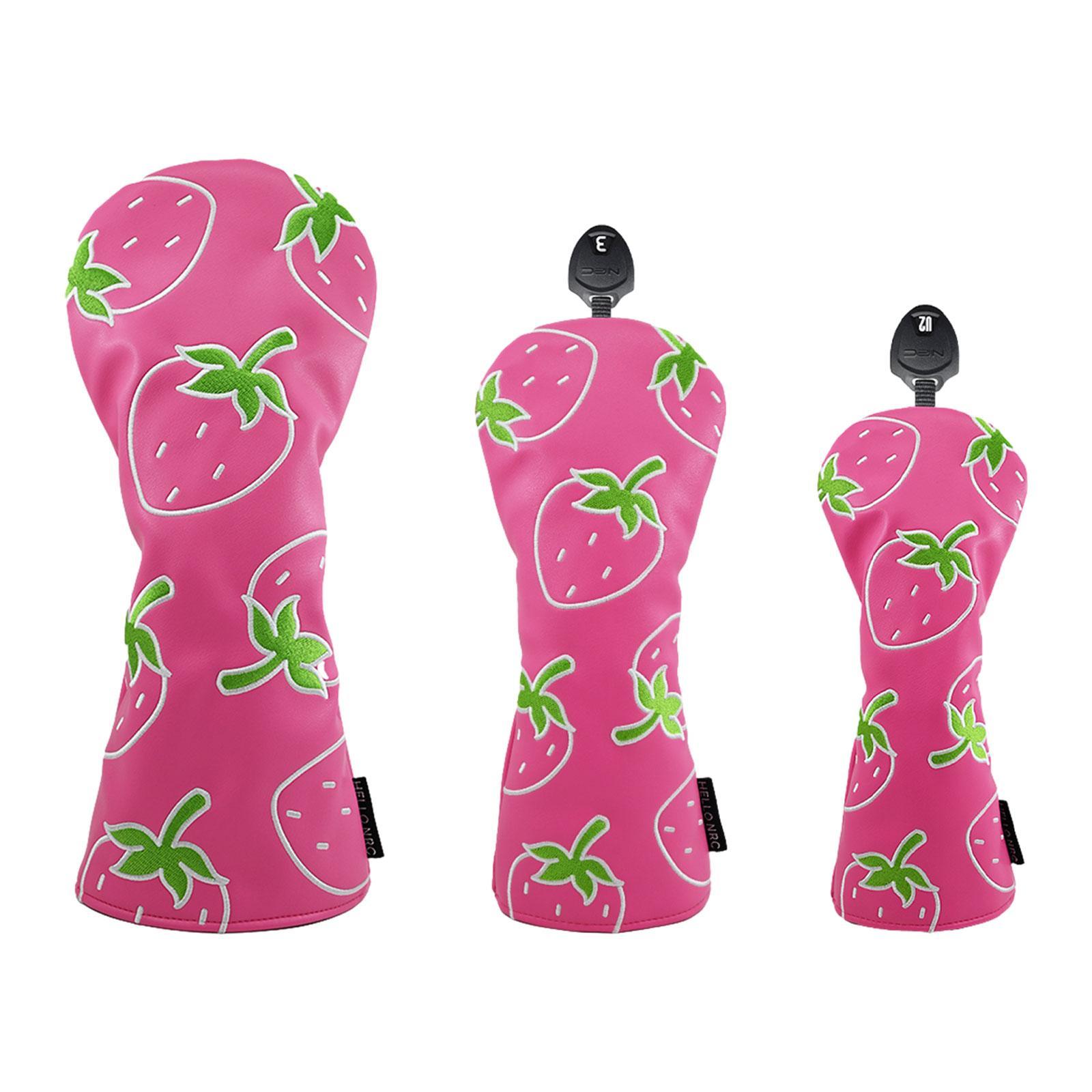 Strawberry Printed Wood Headco - Golf Equipment Gifts review and price